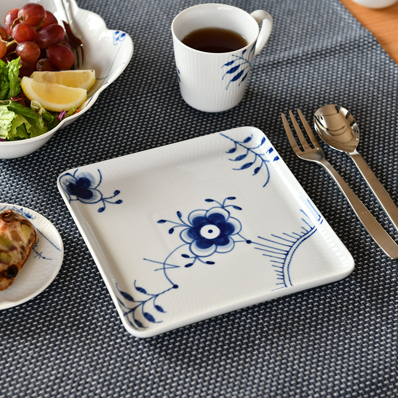 楽天市場】ロイヤル コペンハーゲン スクエア ディッシュ 20cm ブルー