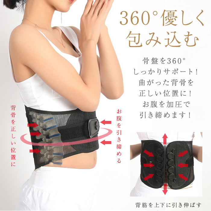 楽天市場】骨盤ベルト 骨盤補正 コルセット 産後 骨盤サポーター 腰痛