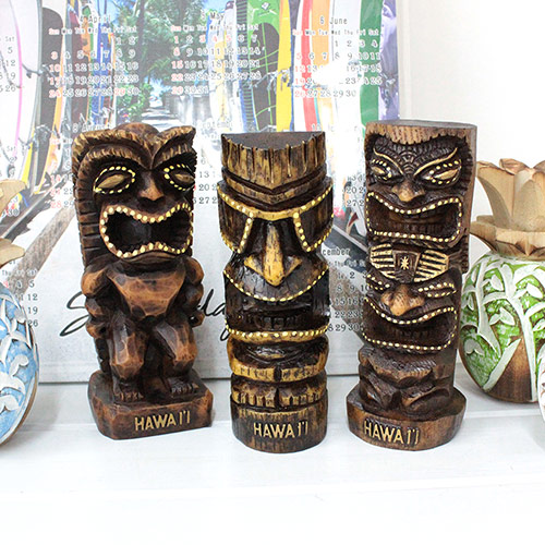 楽天市場】ハワイアン ティキ M 守り神お守り 人形 置き物 ハワイアン
