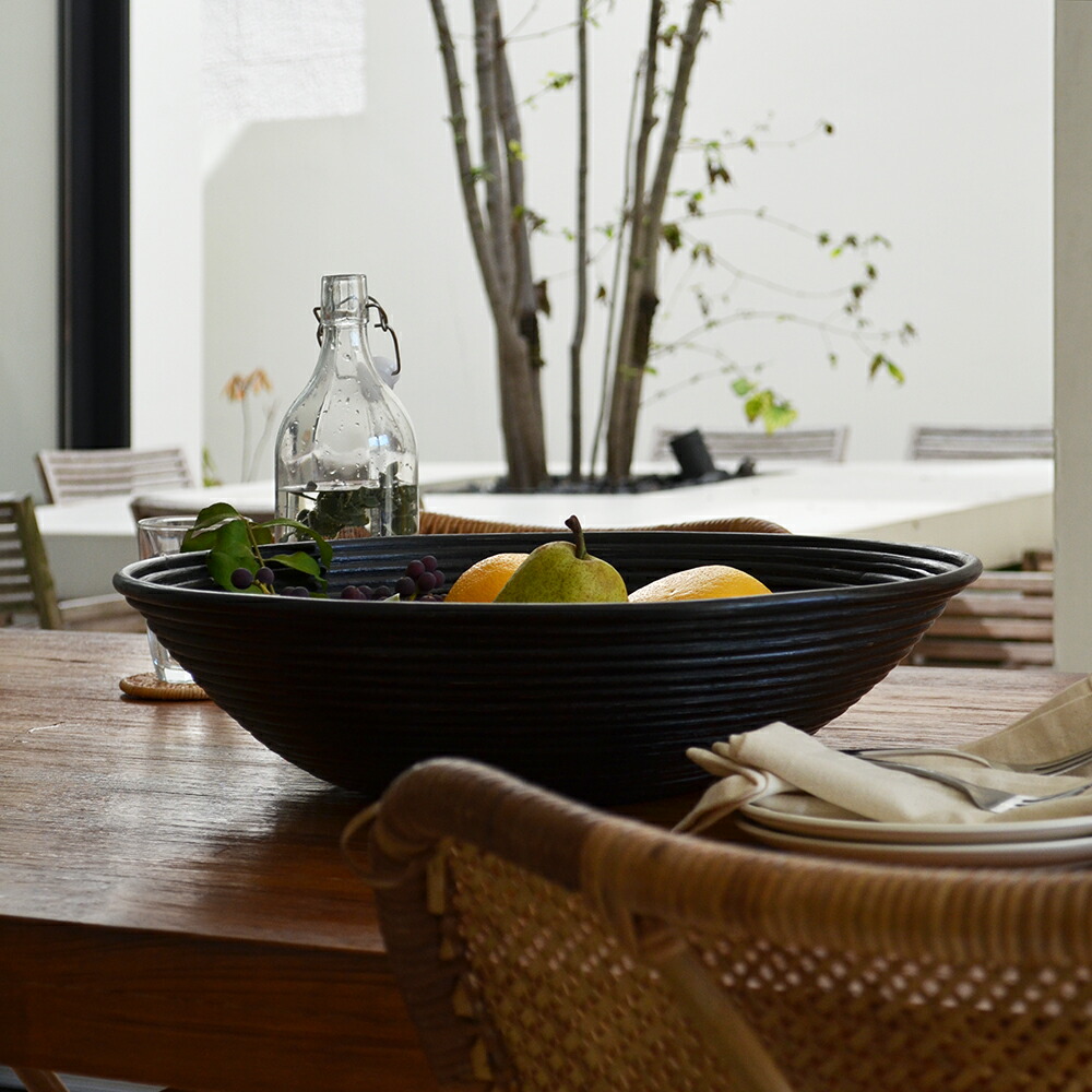 蚤の市購入】ラタンの大きなトレイ 暮らしの道具 カゴアミドリ 古道具