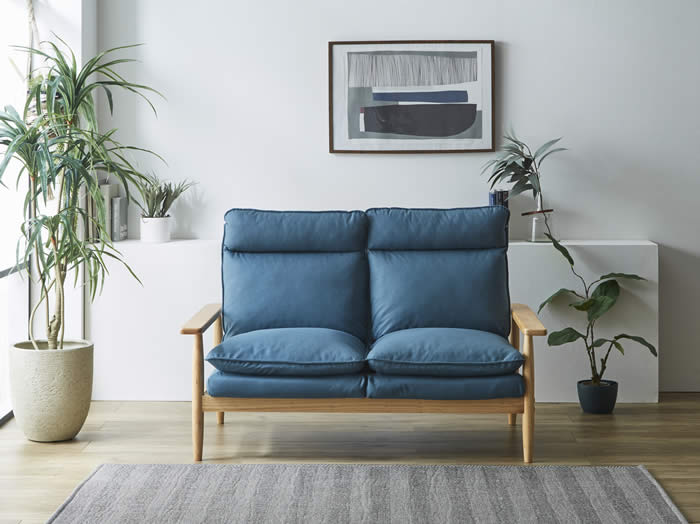 楽天市場】【送料無料】 2人掛け リクライニングソファ 2P 北欧