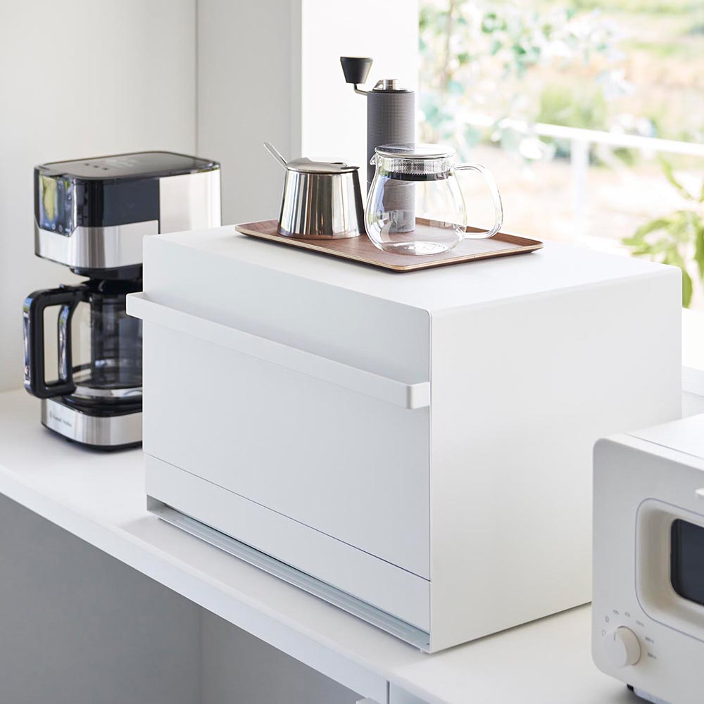 楽天市場】山崎実業 tower タワー シリーズ キッチン ブレッドケース