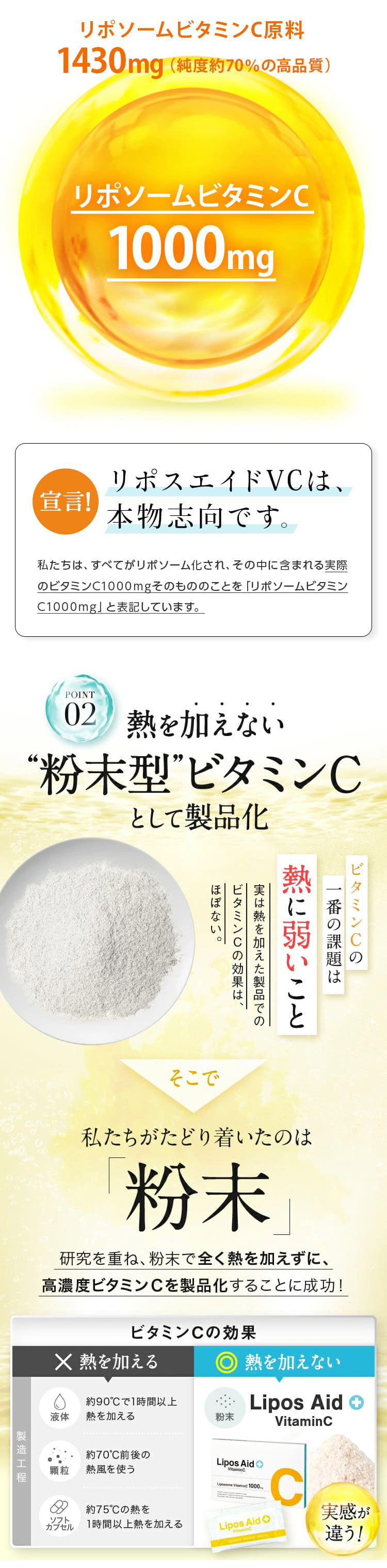 楽天市場】初回20％OFF【定期購入】リポソーム ビタミンC リポスエイド