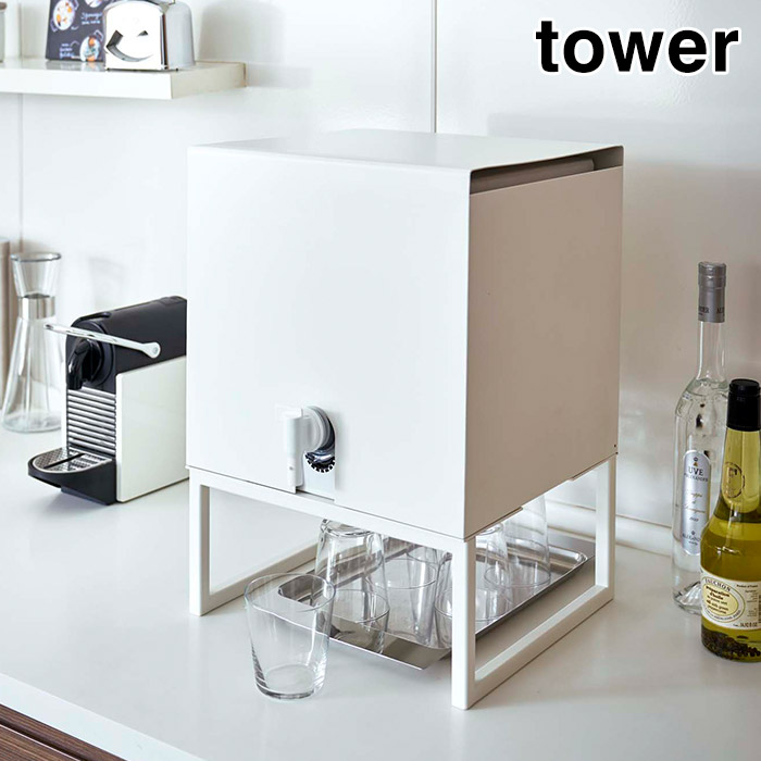 インテリアショップe-goods / バッグインボックススタンド タワー ホワイト