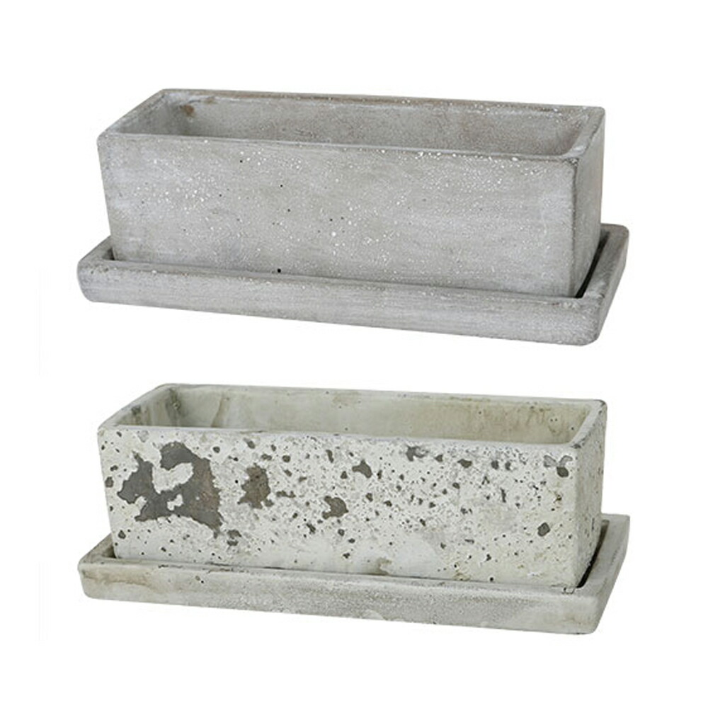 楽天市場】ソリッド プランター レクタングル L SOLID PLANTER