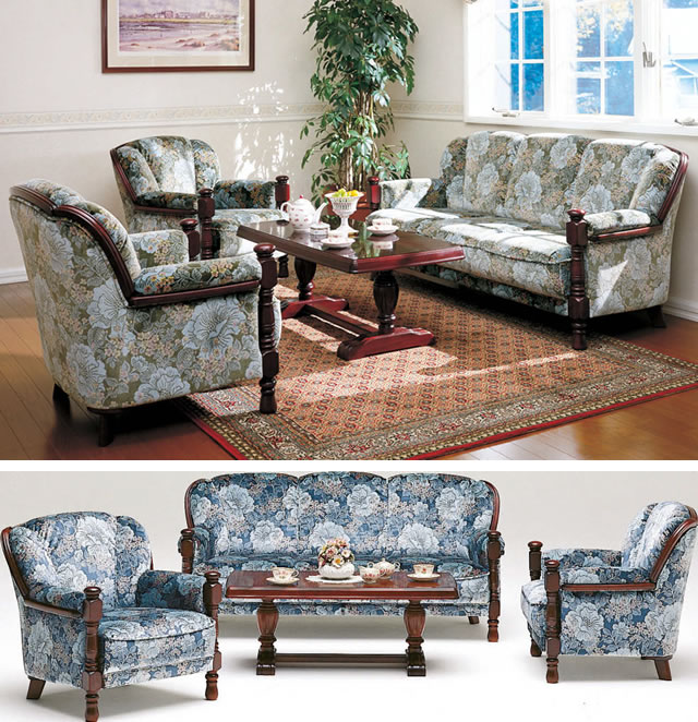 楽天市場】カリモク 応接セット ソファセット UK26モデル 金華山張椅子