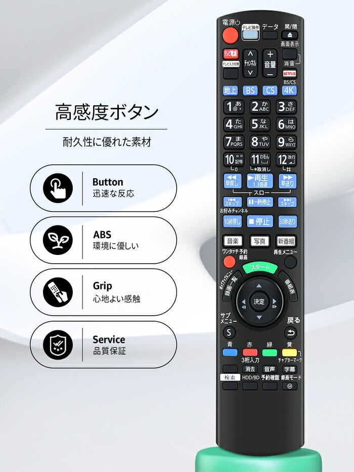 楽天市場】パナソニック リモコン 交換用 N2QAYB001223 ブルーレイ