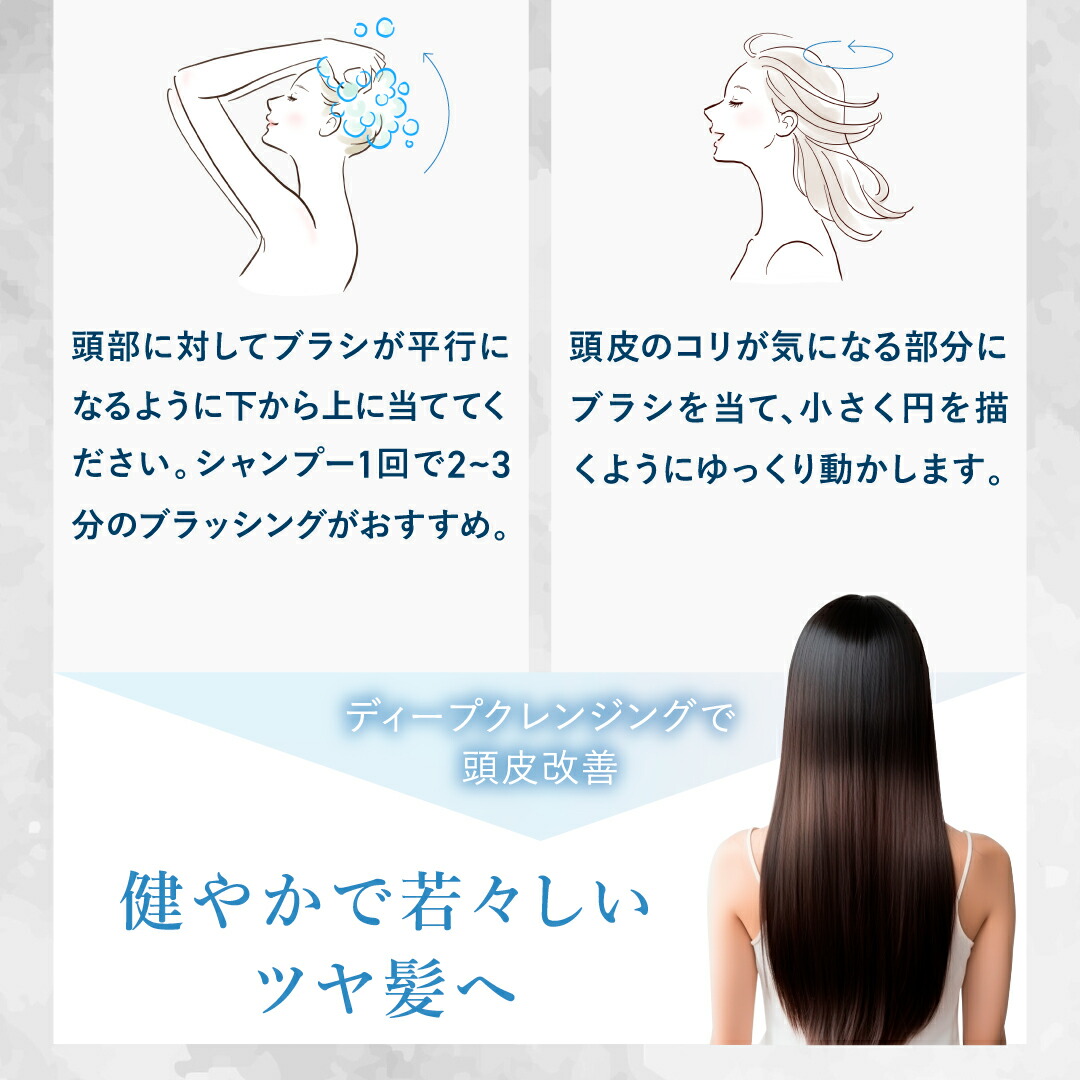 楽天市場】【スカルプブラシ キレイニ】ピンク／ローズピンク／ブルー