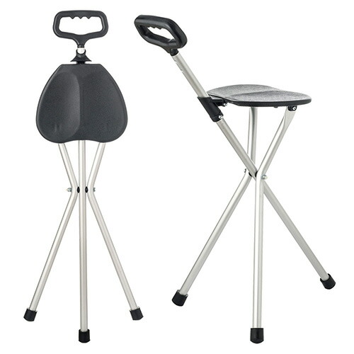 楽天市場】【スーパーSALE！限定価格】ステッキチェア 軽量 折りたたみ