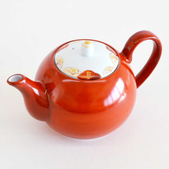 楽天市場】【ふるさと納税】【美濃焼】 赤絵 流水椿 茶器セット 【織部