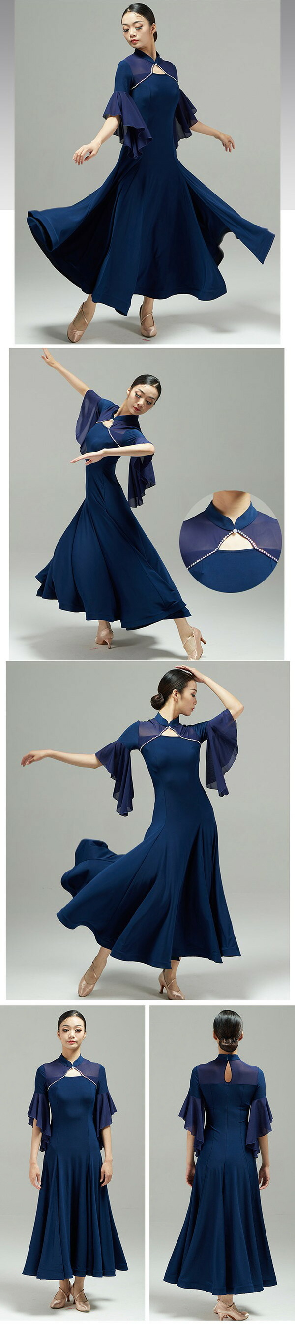 楽天市場】社交ダンス ドレス 社交ダンス衣装 ワンピース 競技用ドレス