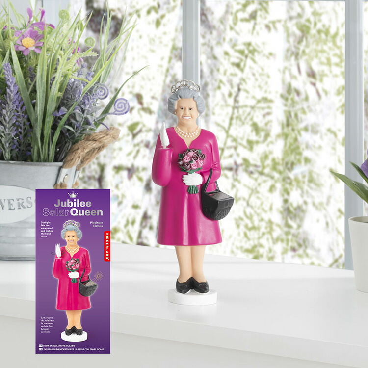 楽天市場】Kikkerland ソーラークイーン ゴールド K1617/JUBILEE K1619