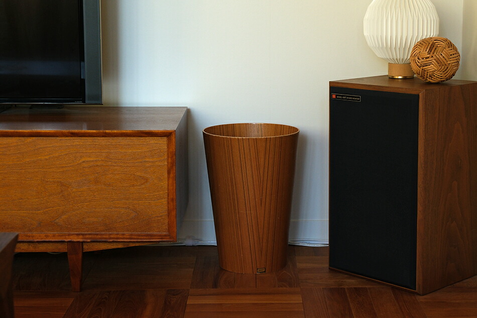 ソフネット×サイトーウッド ラウンドボックス 茶色 ブラウン 木目 日本