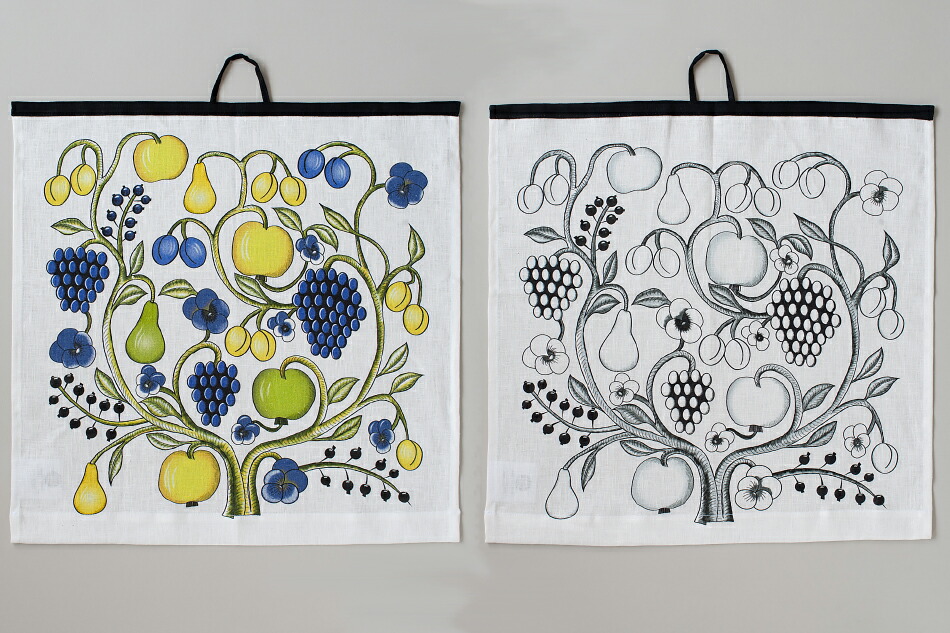 オーチャード キッチンタオル（クオヴィ／Kuovi） フリーデザイン