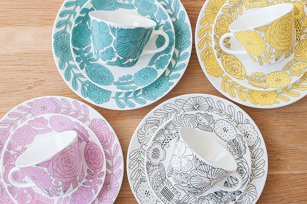 april プレート 18cm（グスタフスベリ／GUSTAVSBERG×鹿児島睦） フリー