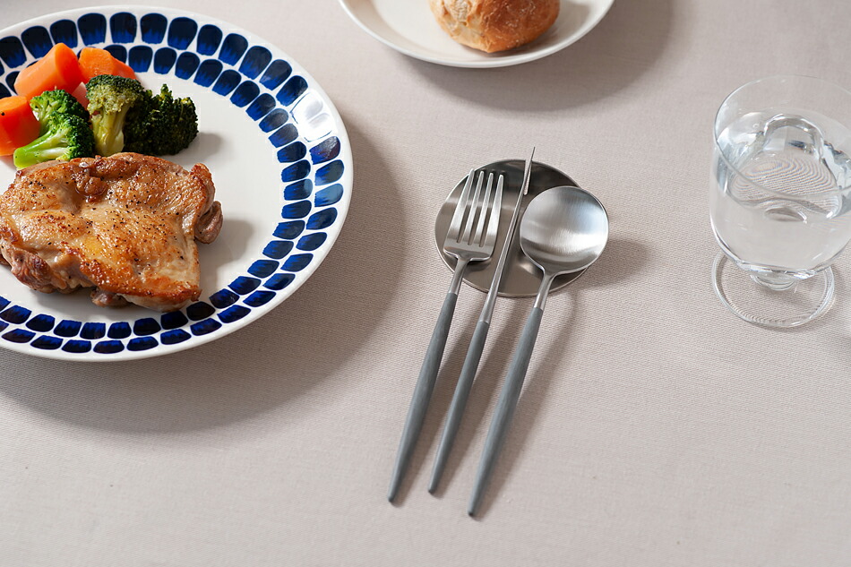 ゴア／GOA グレー×シルバー カトラリー（クチポール／Cutipol） フリー