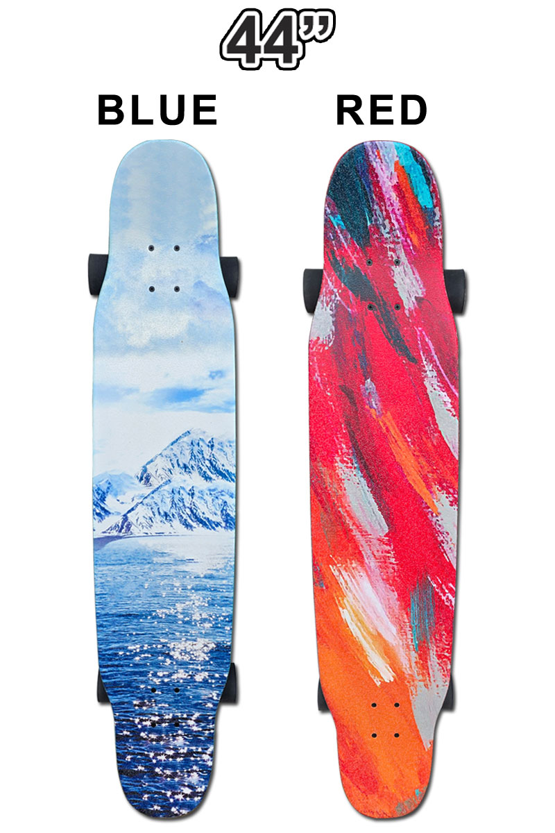 楽天市場】GRAVITY グラビティー 44インチ ロングスケートボード