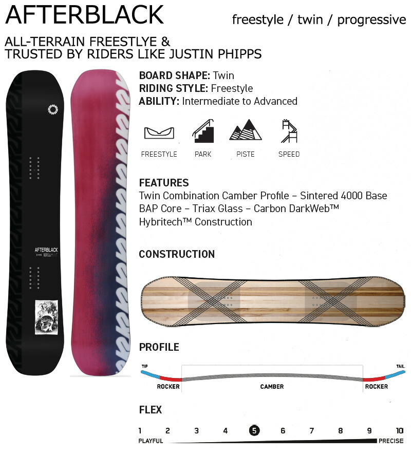 25-26 K2/ケーツー AFTERBLACK アフターブラック メンズ レディース