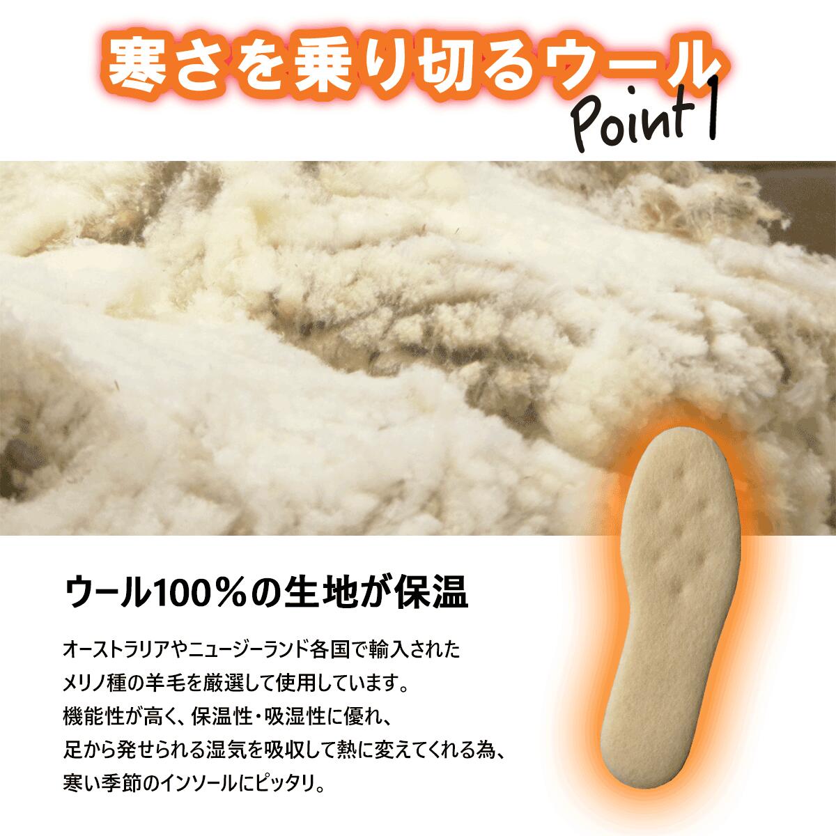 楽天市場】【今だけポイント7倍】インソール 暖かい 天然羊毛 ボア