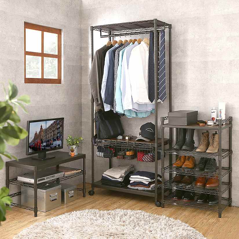 楽天市場】☆ポイント5倍☆ ルミナス ノワール ワードローブ スチール