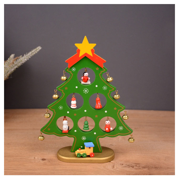 楽天市場】卓上 クリスマスツリー 30cm 木製 ミニクリスマスツリー