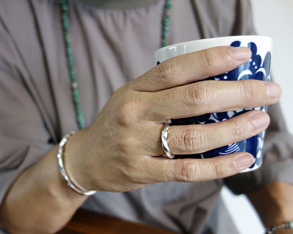 楽天市場】メンズリング 地金 シルバー925 地金 指輪 スターダスト