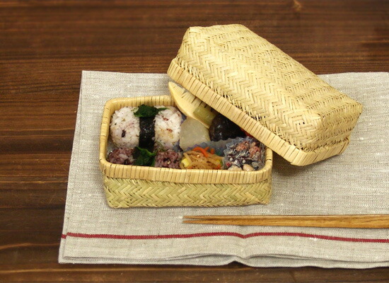 松野屋 岩手県 篠竹弁当かご – くらし舎