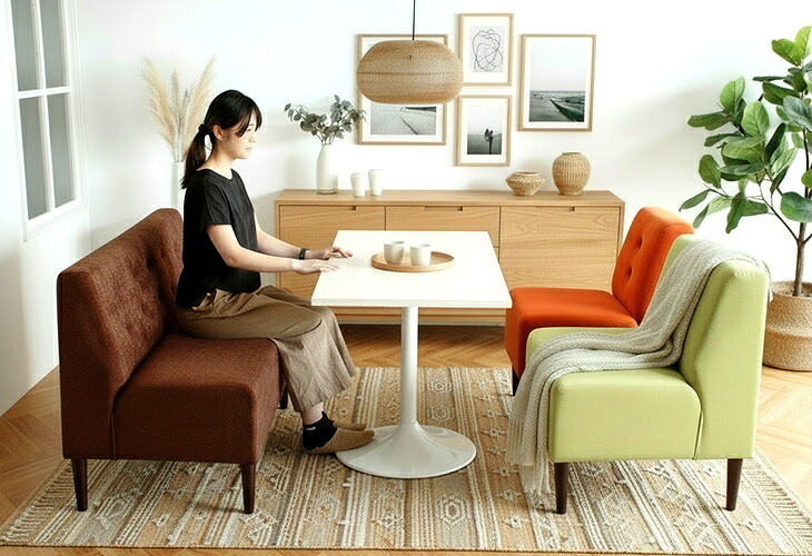 ソファ 1.5人掛け おしゃれ 座面広い 広め ソファー arne interior