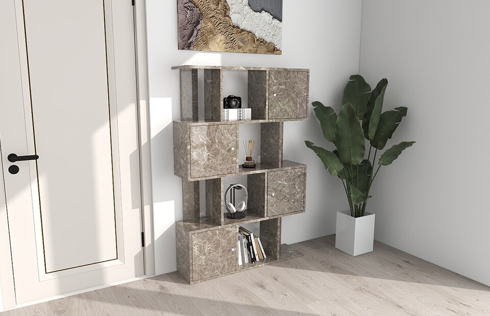 楽天市場】オープンラック ディスプレイラック 扉付き 完成品 本棚