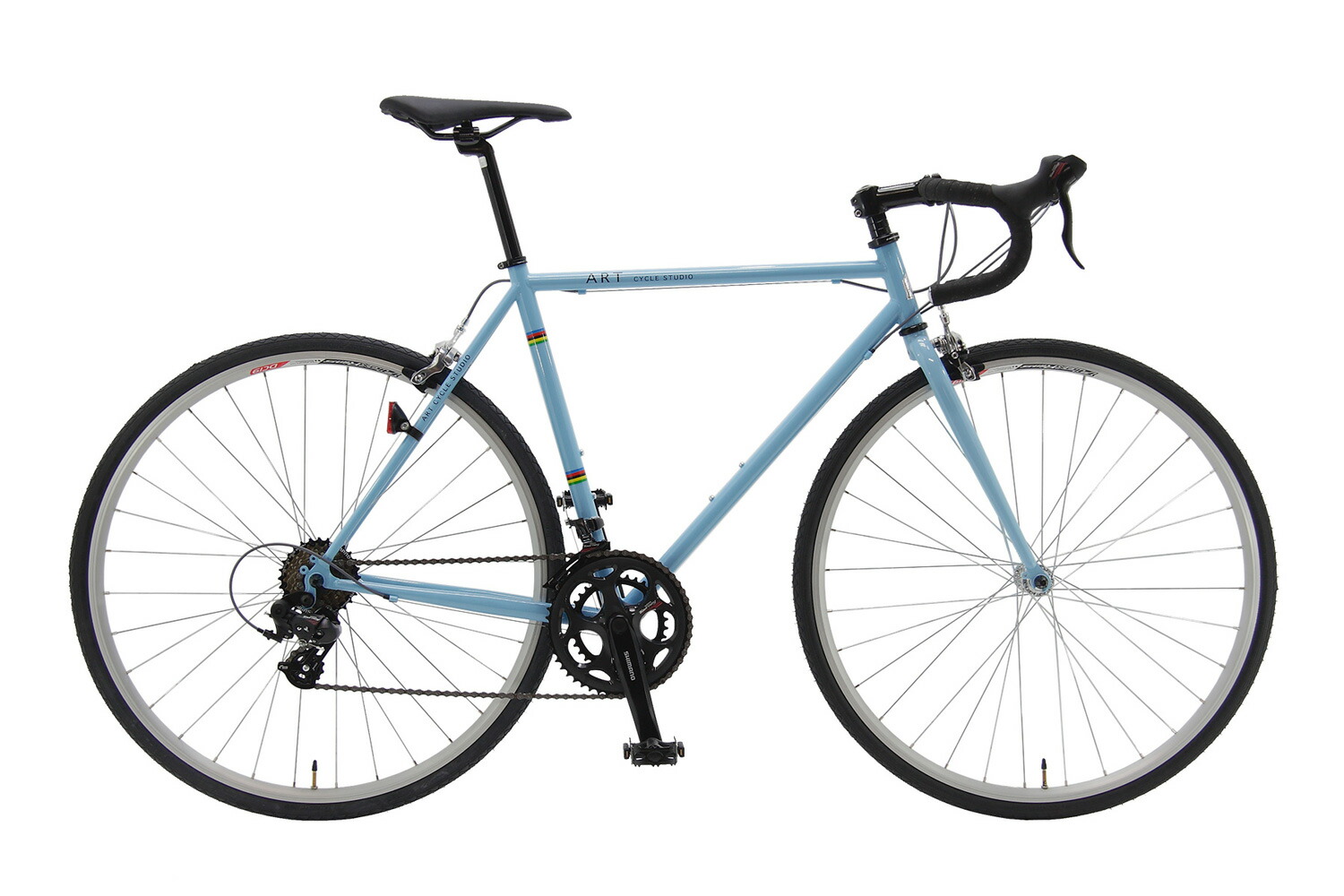 美品 アートサイクルスタジオ A440-stiサイズ500ミリ アルミロード Amazon | Artcyclestudio(アートサイクルスタジオ) ロードバイク