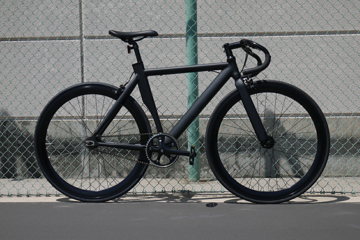 [引取限定] ピストバイク アルミフレーム黒艶消し シングルギア:7000X フラットバータイプ】ピストバイク bruant(ブリュアン)【送料無料