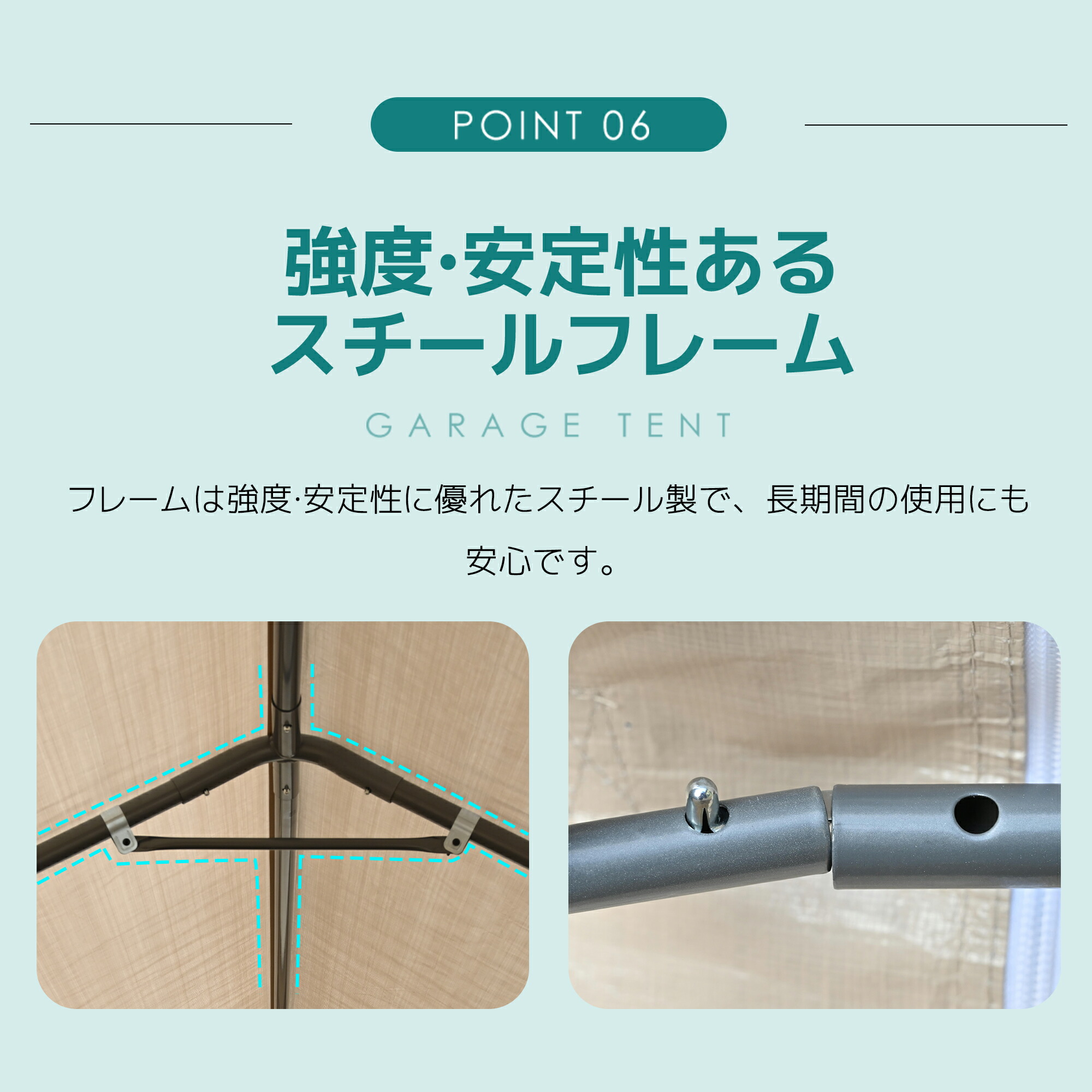 楽天市場】【幅3m×奥6m×高さ2.8m】テント 車庫テント ガレージテント