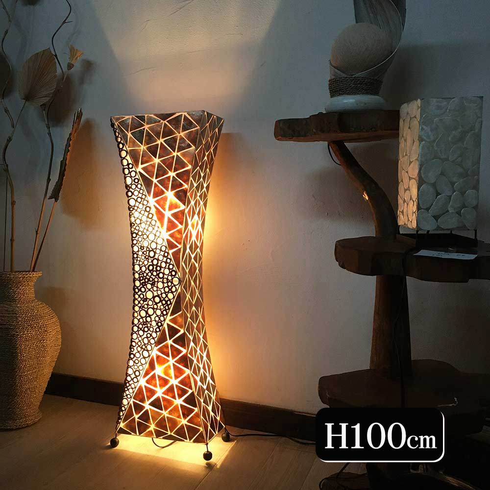 楽天市場】【インテリア雑貨 おしゃれ バリ風】 スタンドランプ フロア