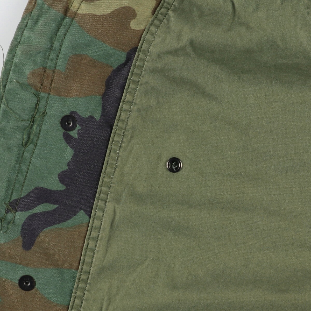 古着 80年代 米軍実品 M-65 迷彩柄 ウッドランドカモ ミリタリー