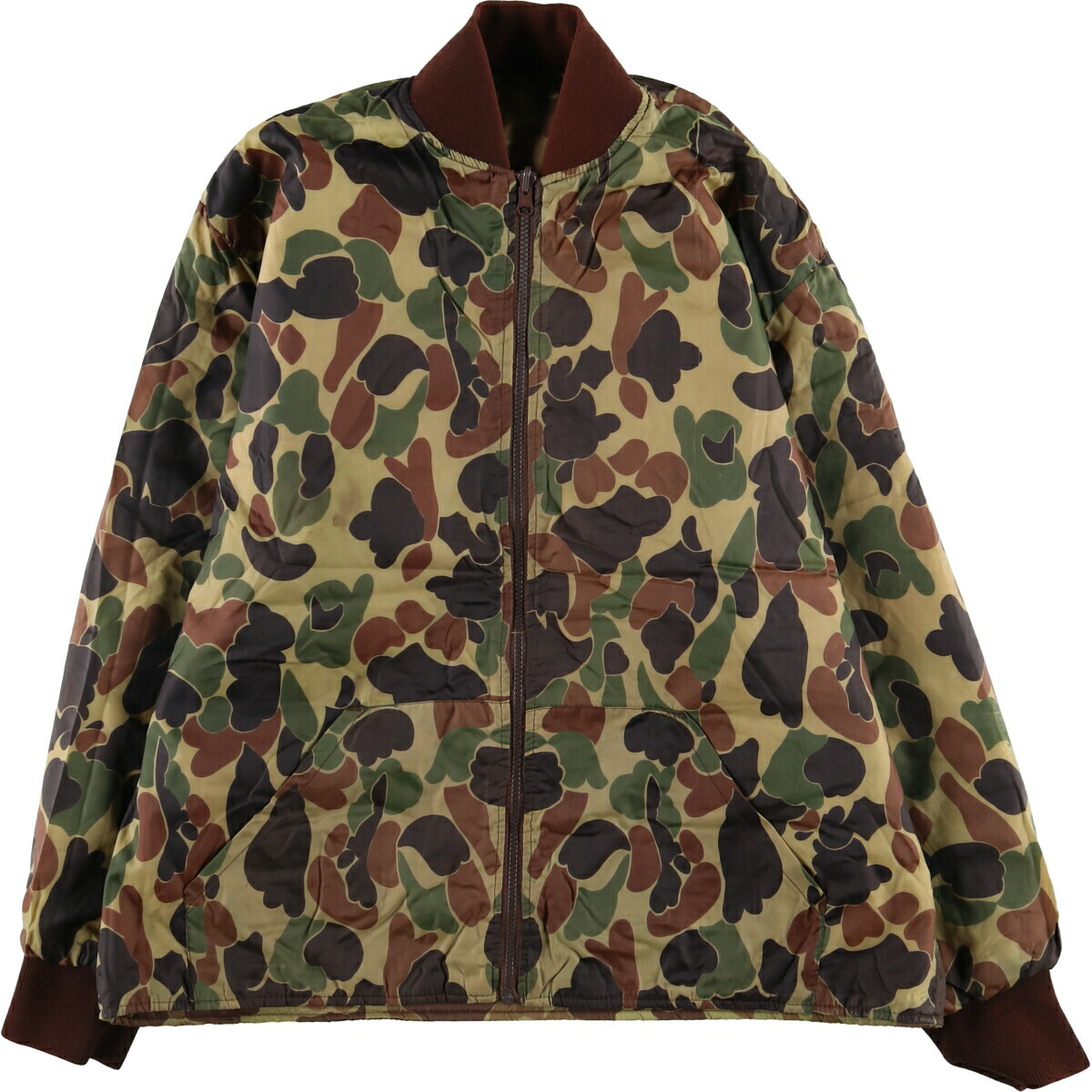 古着 90年代 WINCHESTER 迷彩柄 ダックハンターカモ リバーシブル 中綿