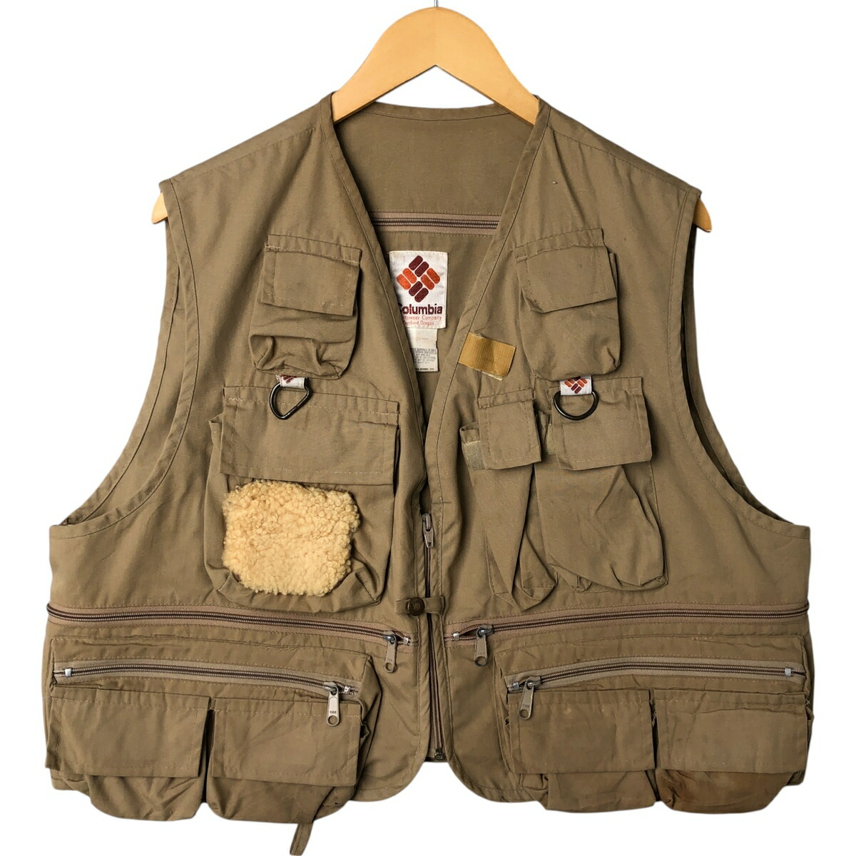 古着 70年代 コロンビア Columbia フィッシングベスト メンズXL相当