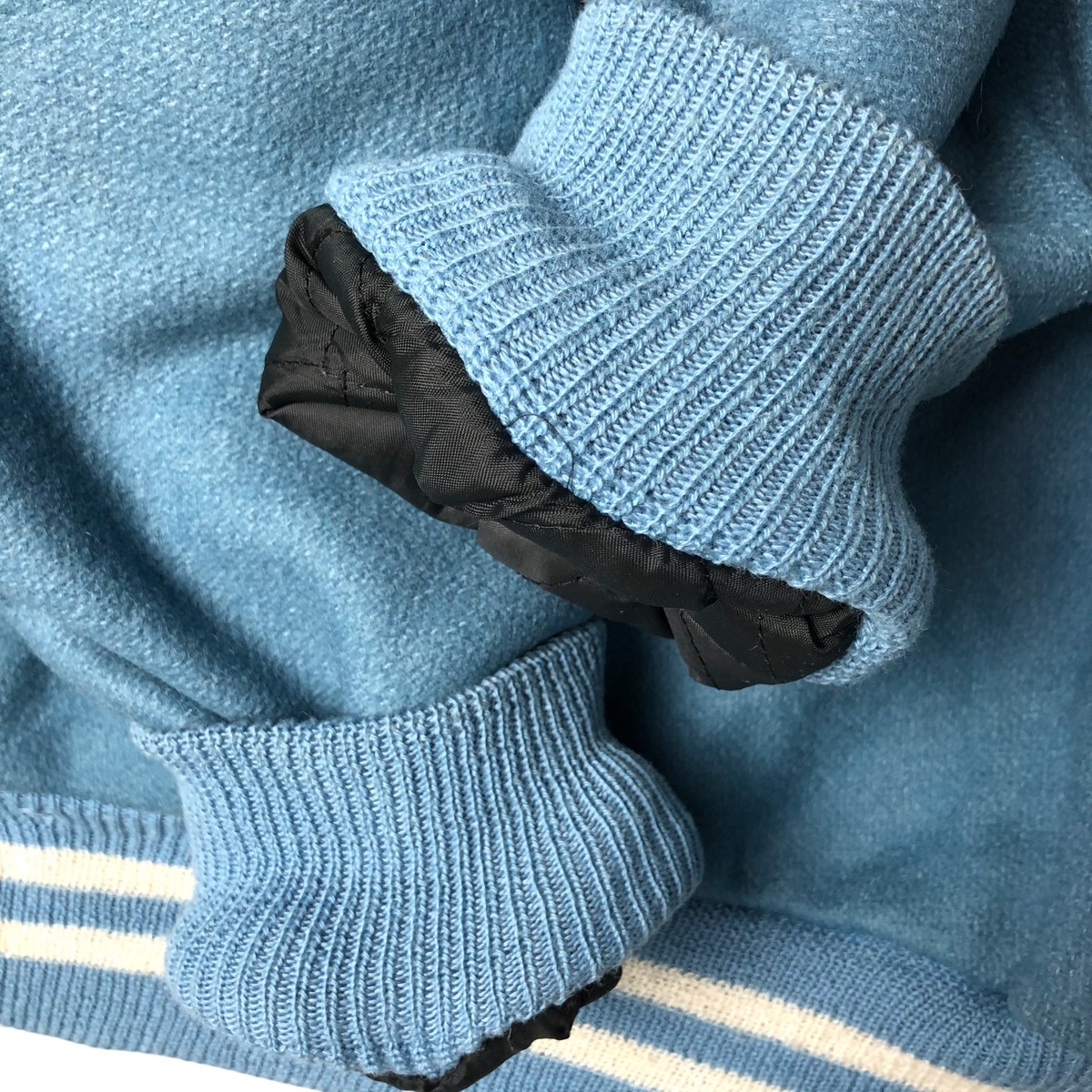 古着 80年代 バトウィン BUTWIN カスタム 襟付き 中綿入り ウール