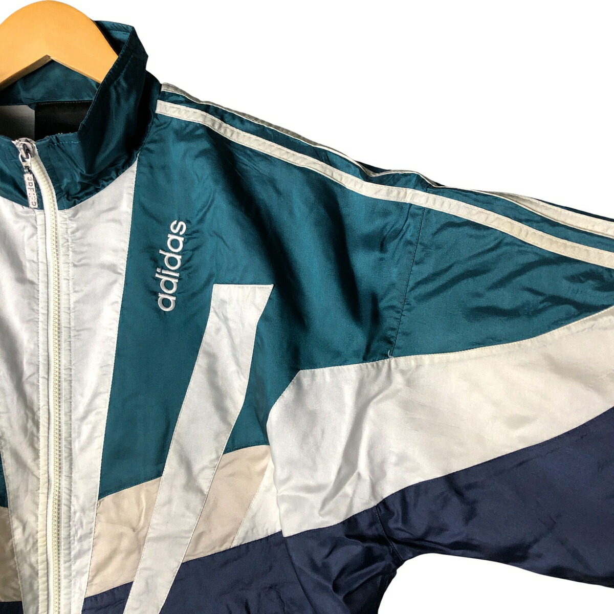 古着 90年代 アディダス adidas ナイロンジャケット メンズM相当