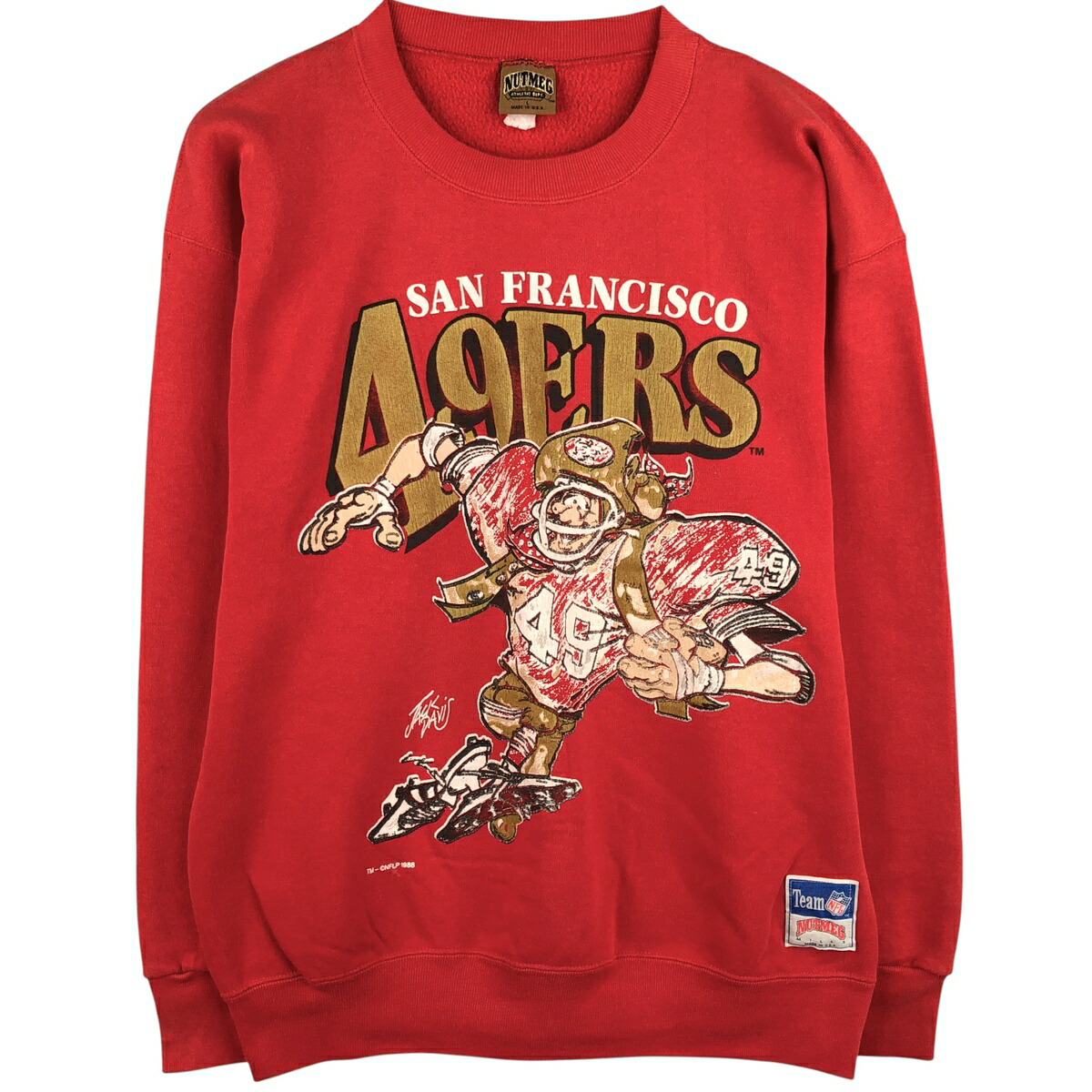 古着 90年代 ナツメグ NUTMEG NFL SAN FRANCISCO 49ERS