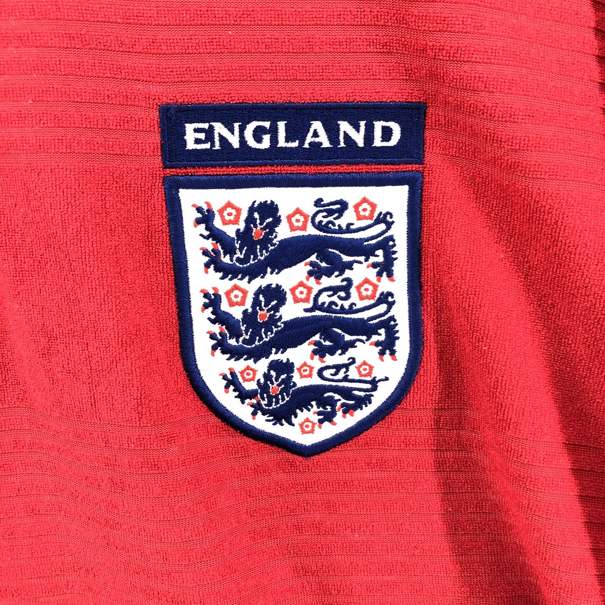 古着 90～00年代 アンブロ UMBRO イングランド代表 パイル地 襟付き