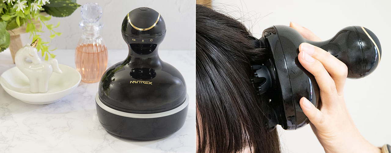 まるでサロン級。マイトレックス ハンディヘッドスパ「HS-1808B」で