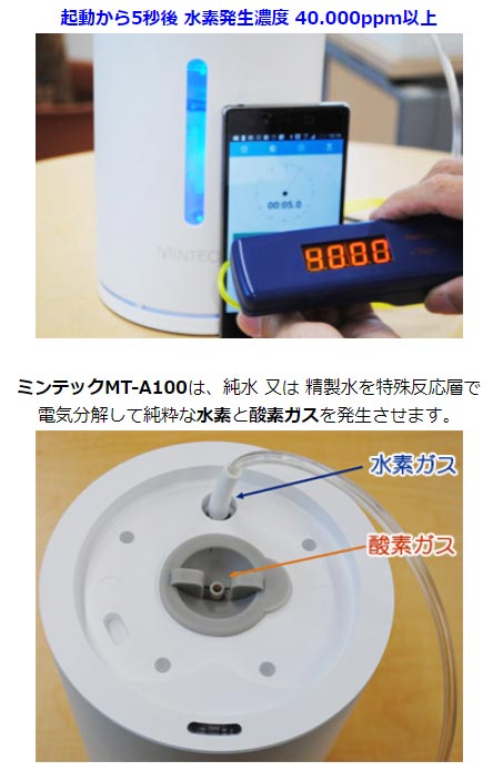 楽天市場】水素発生器 ミンテック Mintech MT-A100 ( 水素吸引器