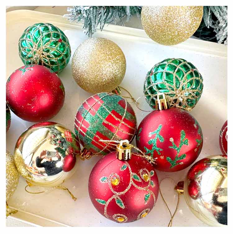 楽天市場】クリスマスツリー オーナメントボール 6cm 30個セット