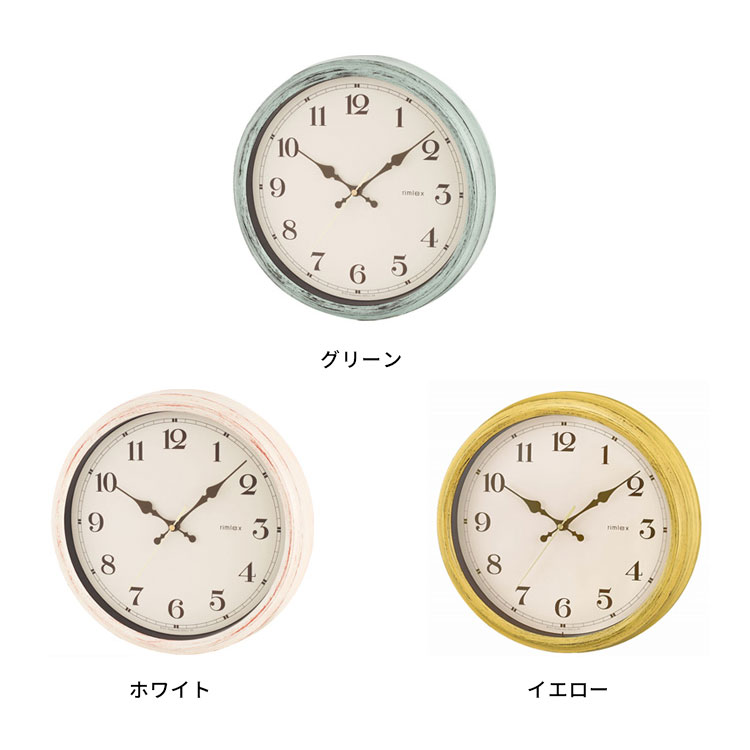 楽天市場】電波時計 エアリアルレトロ[Aerial Retro] W-571【掛け時計