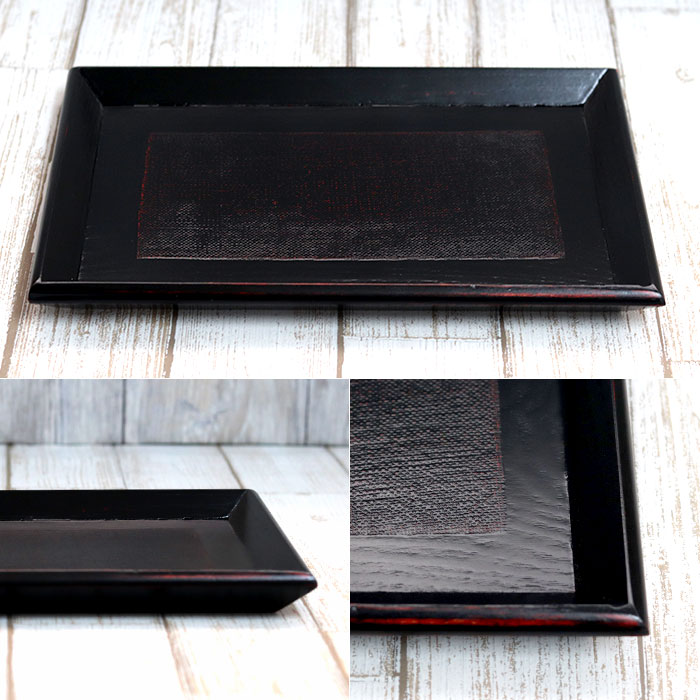 楽天市場】【2点で5％OFFクーポン配布中】 お盆 トレー 木製 羽反 長角