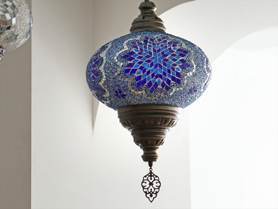 楽天市場】【10%OFFクーポン対象】トルコ モザイクペンダントランプ