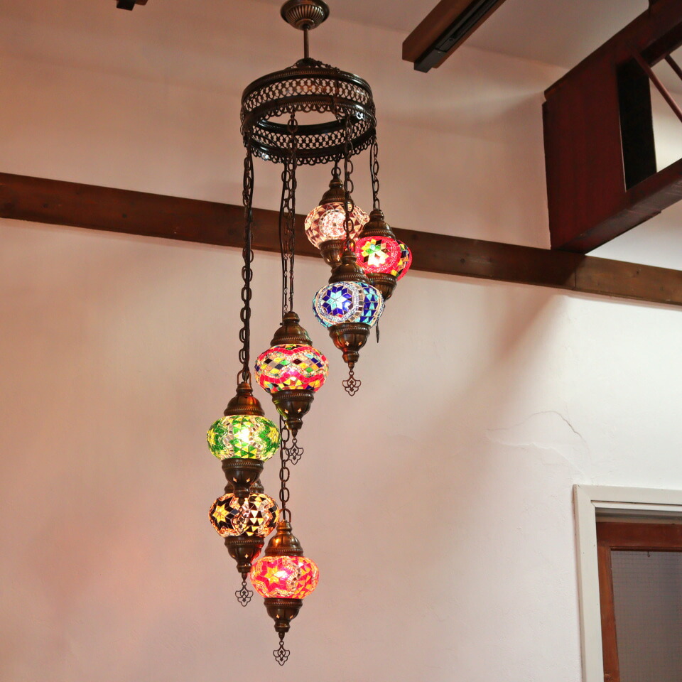 楽天市場】【10%OFFクーポン対象】トルコランプ モザイクランプ