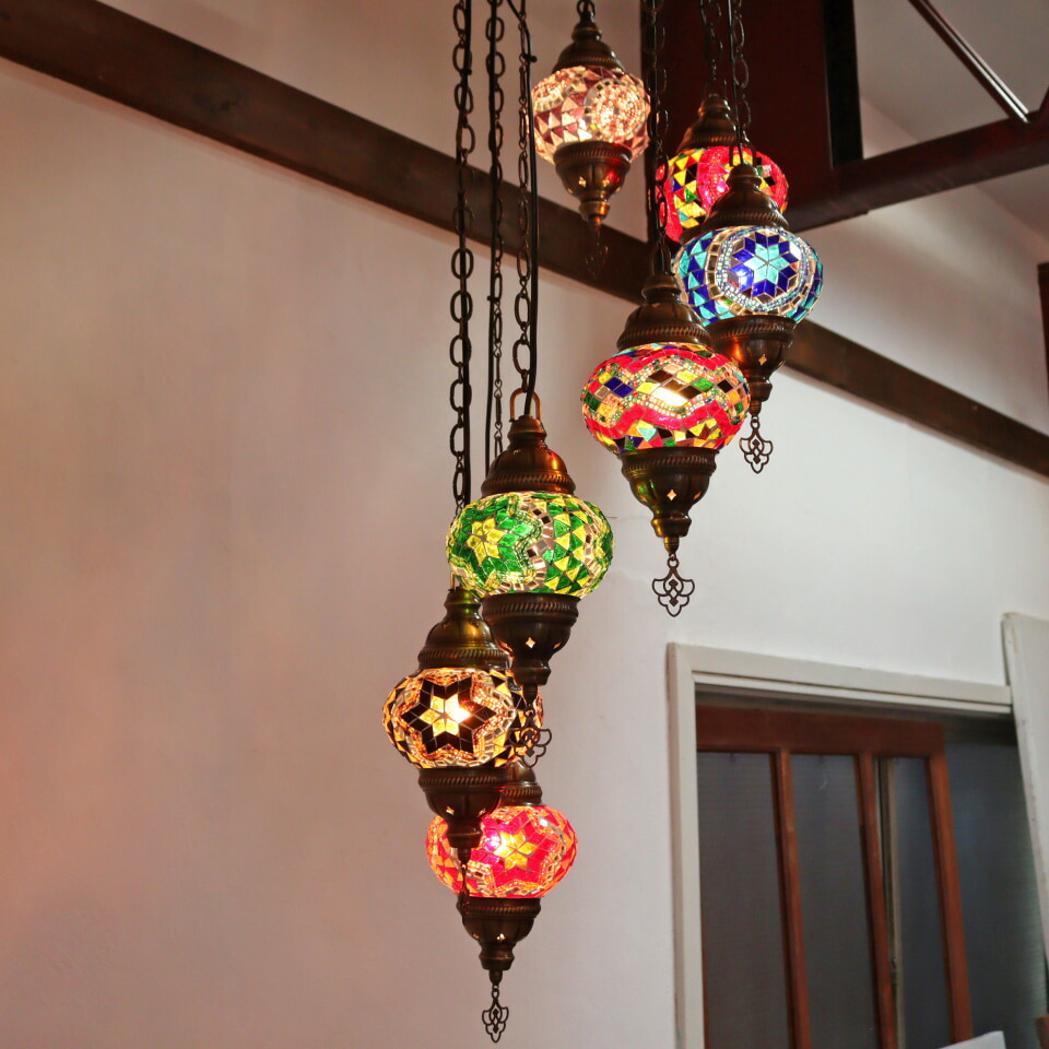 楽天市場】【10%OFFクーポン対象】トルコランプ モザイクランプ