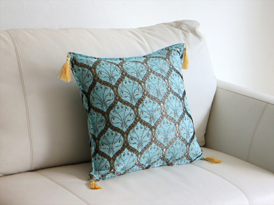 楽天市場】クッションカバー 45×45cm トルコデザイン シュニール素材の