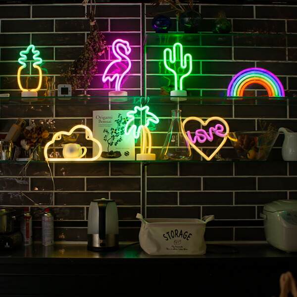 楽天市場】【スーパーセール 最大10%OFF 】LEDネオンサイン《ヤシの木